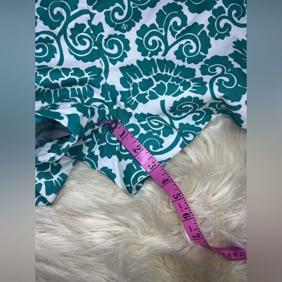 TORY BURCH Gabriel Shorts Viridian Green Captiva sz 10 - Picture 10 of 12